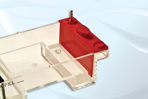 [Eletro3ks174] Buffer Saver Blocks for MultiSUB Mini Horizontal Gel Unit, Saves 100ml of Buffer